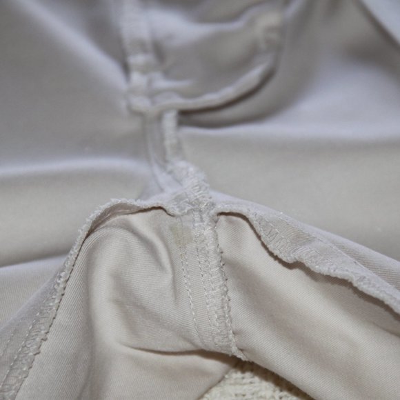 Talbots Signature Women Petite Capri Cream Cotton Cropped Pants Size 6P - Picture 8 of 10